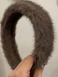 Image 4 of Faux Mink Thick Hairband