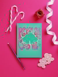 Image 2 of Sleigh Santa Card Set of 10