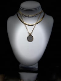 Image 2 of Water Polo Ball Coin Necklace 