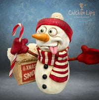 Image 2 of Candy Cane Snowman