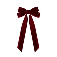 Image 3 of Velvet Bow Hair Clip