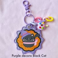 Image 4 of Cat embroidered keychains