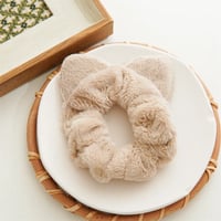 Image 4 of Plush Ears Scrunchie Hair Tie