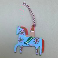 Image 4 of Folk Horse Decoration - Preorder!