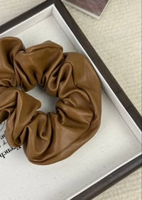 Image 4 of PU Leather Scrunchie