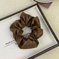 Image 5 of PU Leather Scrunchie