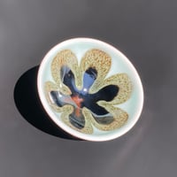 Image 2 of Mint/Tenmoku Lily - Small Bowl/Ring Dish