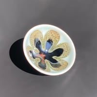 Image 1 of Mint/Tenmoku Lily - Small Bowl/Ring Dish