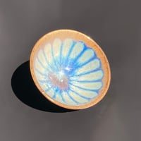 Image 2 of Blue/Amber Dotty - Small Bowl/Ring Dish