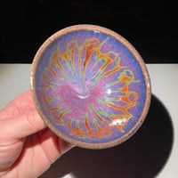 Image 3 of Purple Rainbow Flame 'Love' - Small Bowl/Ring Dish