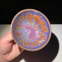 Image 4 of Purple Rainbow Flame 'Love' - Small Bowl/Ring Dish