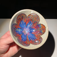 Image 3 of Mint Rainbow/Rust Lily #2 - Small Bowl/Ring Dish