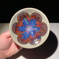 Image 4 of Mint Rainbow/Rust Lily #2 - Small Bowl/Ring Dish