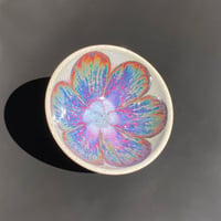 Image 1 of Mint Rainbow/Rust Lily #1 - Small Bowl/Ring Dish