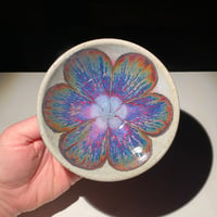 Image 3 of Mint Rainbow/Rust Lily #1 - Small Bowl/Ring Dish