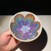 Image 4 of Mint Rainbow/Rust Lily #1 - Small Bowl/Ring Dish