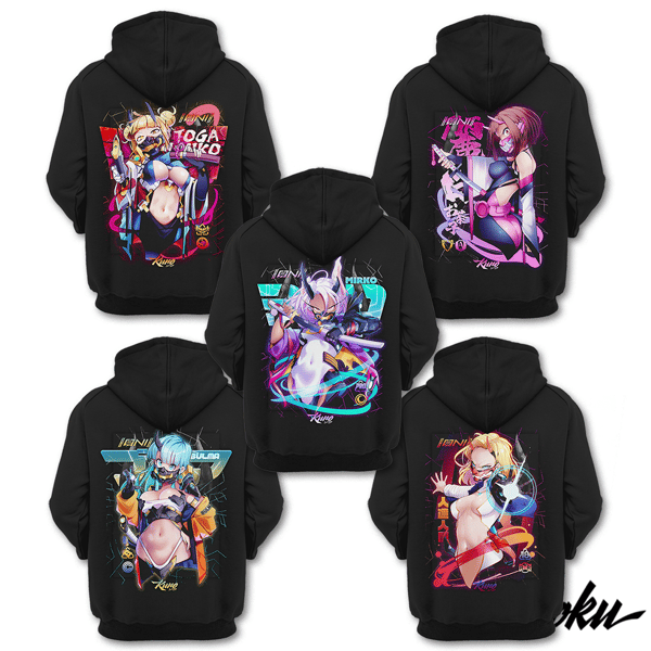 Image of Oni Waifu Pt 3 Hoodies!