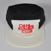 Image 2 of ob1 run club nylon running cap