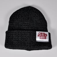 Image 3 of ob1 run club reflective beanie