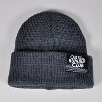 Image 4 of ob1 run club reflective beanie