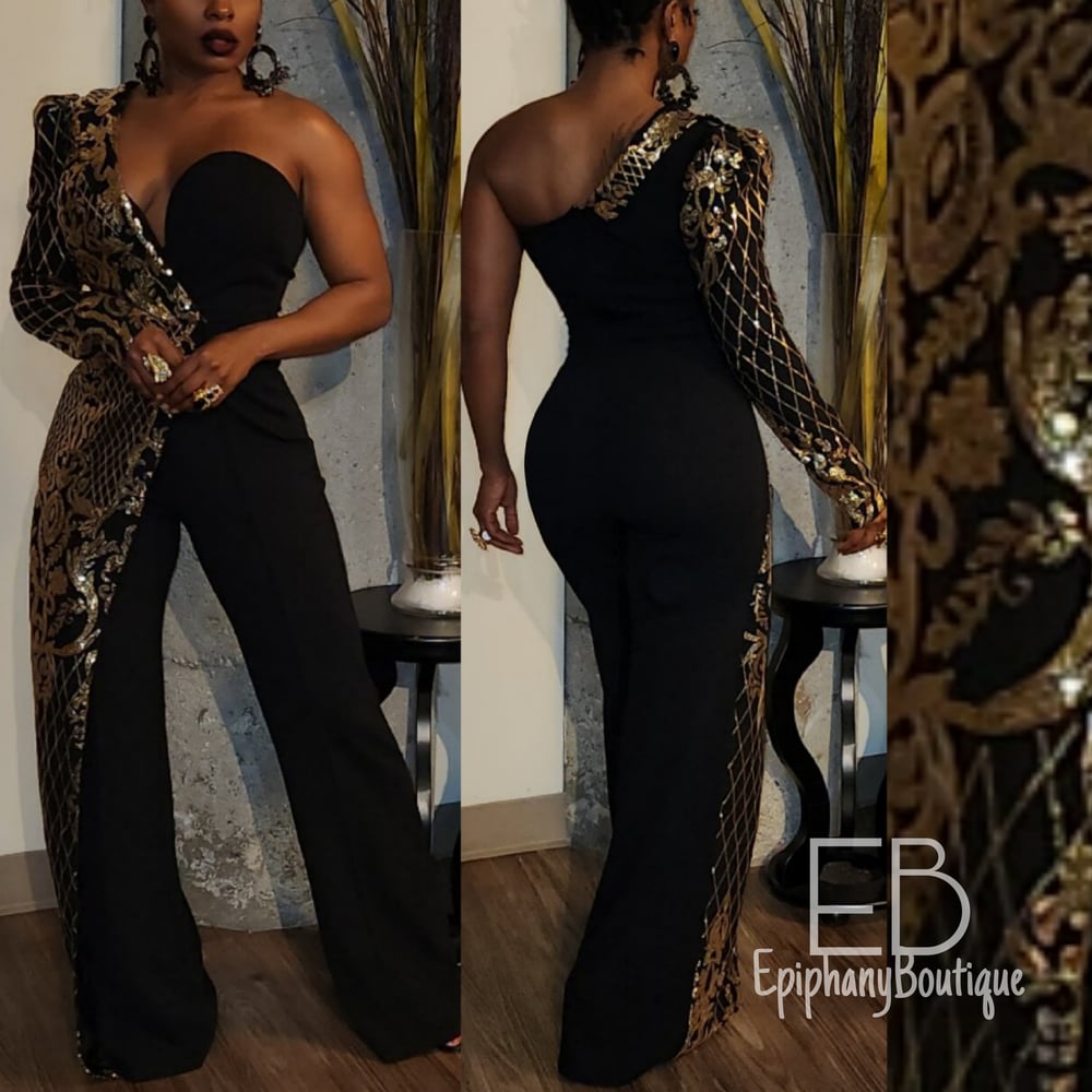 Image of The Naomi Jumpsuit: Black