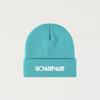 SHOWADDYWADDY FOLD OVER BEANIE HAT (Turquoise)