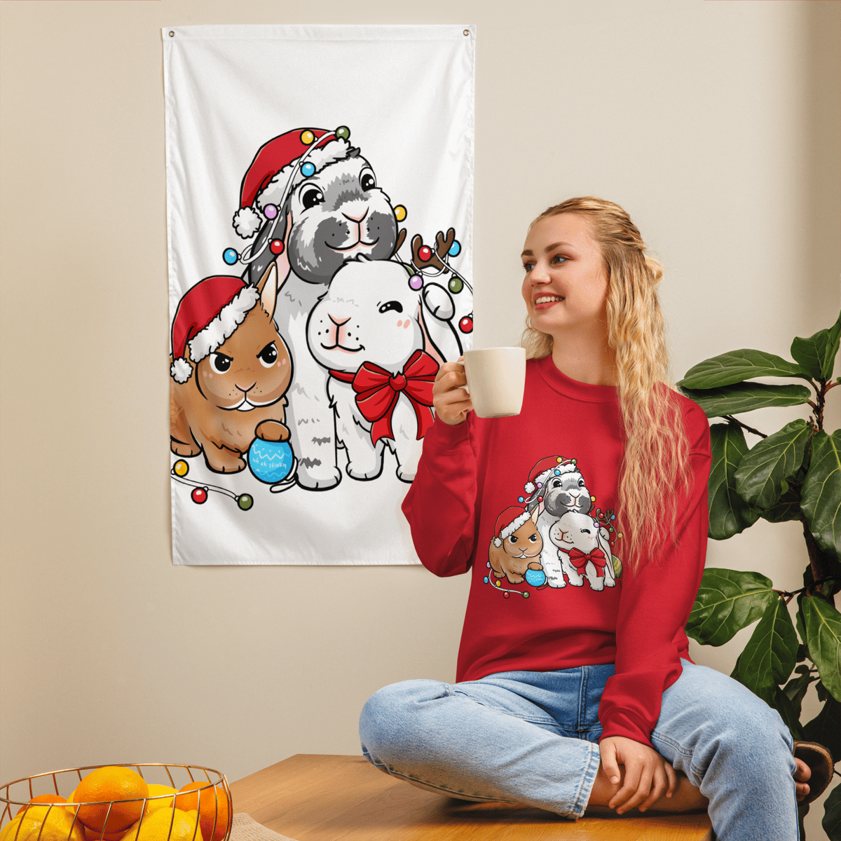 Image of Blumollo Santa Sweatshirt - Limited Holiday Edition