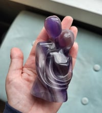 Image 1 of Fluorite Couple Carving