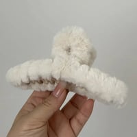 Image 4 of Fuzzy Claw Hair Clip