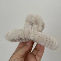 Image 5 of Fuzzy Claw Hair Clip