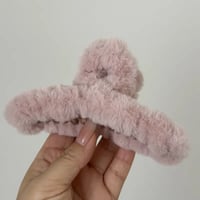 Image 6 of Fuzzy Claw Hair Clip