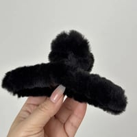 Image 9 of Fuzzy Claw Hair Clip