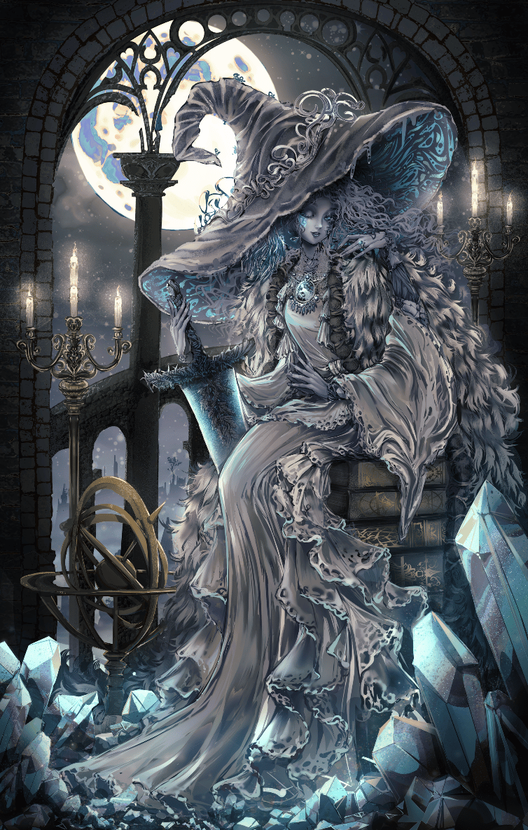 PREORDER: Moon Witch Silver Foil Print