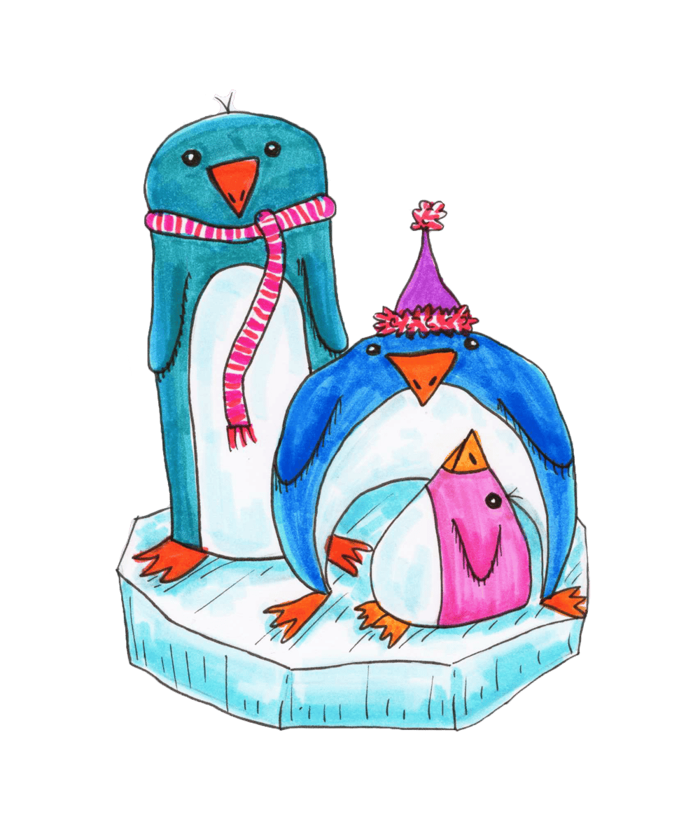 Image of Penguin Freaks Sticker