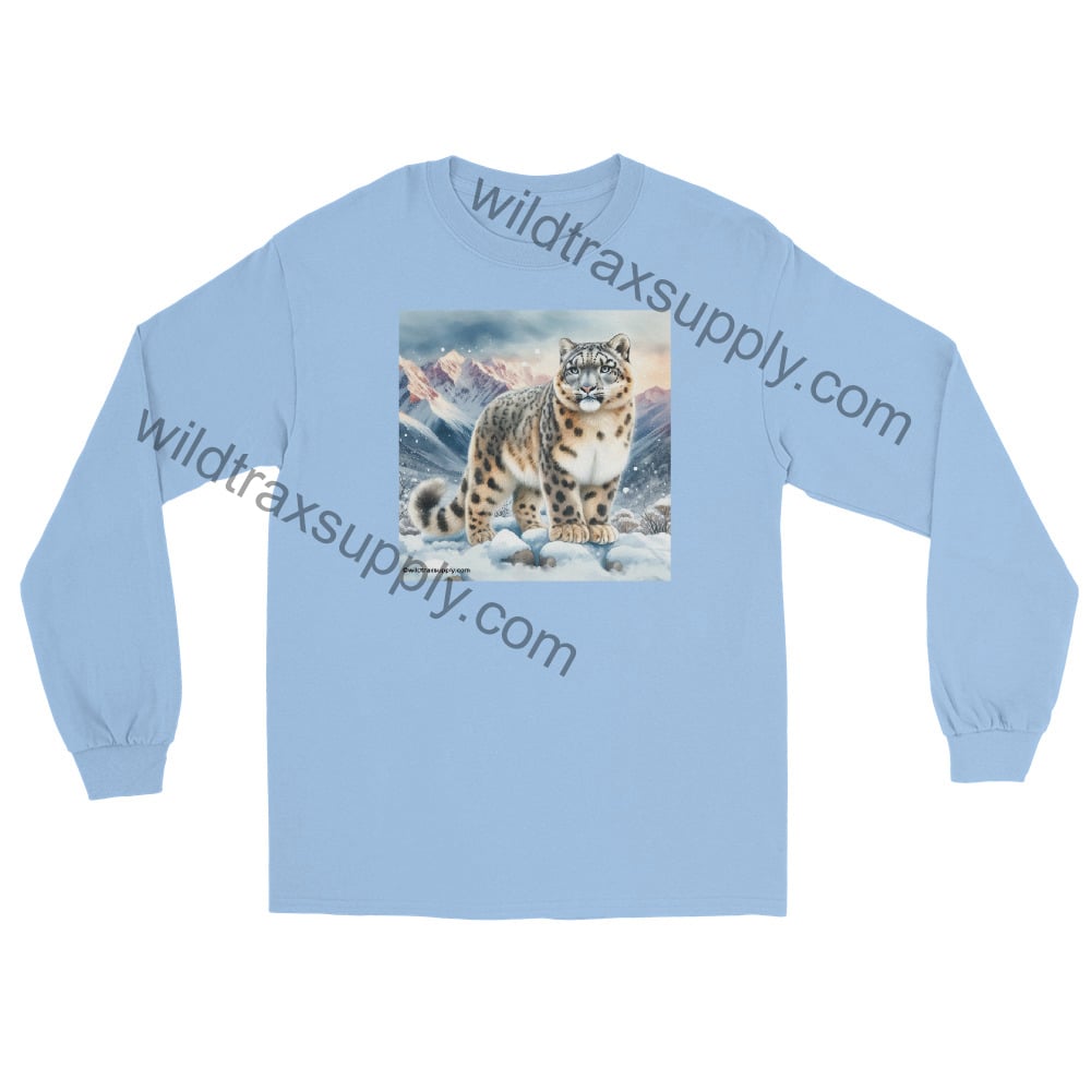 Snow Leopard Long Sleeve Shirt