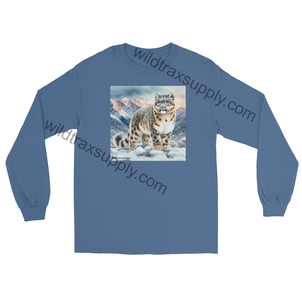 Snow Leopard Long Sleeve Shirt