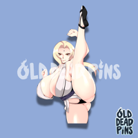 Image 2 of Tsunade Standing Split Vinyl Decal