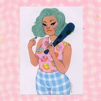 Image 1 of Tired of Your Shit - Mini print and postcard