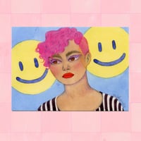 Image 1 of Smile - Mini print and postcard