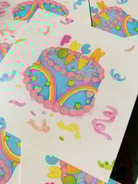 Image 2 of Fuck Off Cake - Mini print and postcard