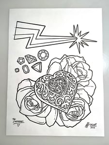 Image of The Lovemakers Original Ink Drawing