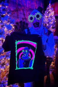 Image 1 of Blacklight clown T-shirt 