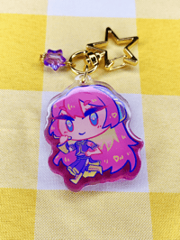 Image 3 of Vocaloid Glitter Epoxy 2" Charms 