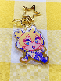 Image 4 of Vocaloid Glitter Epoxy 2" Charms 