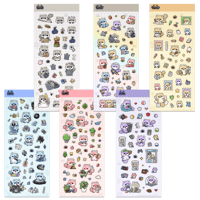 Image 1 of [<b>Individual</b>] Toast the Raccoon Family Sticker Sheet 