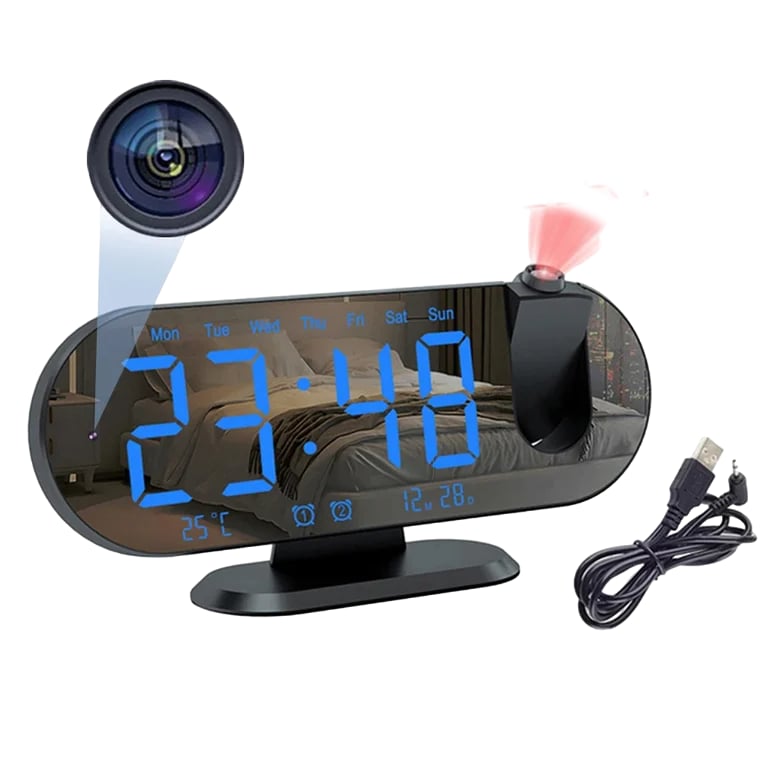 MSL WiFi Mini Camera Clock