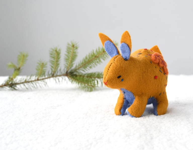 folktale bunny - yellow Image 3