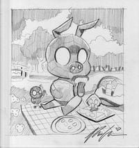 Marvel Snap! Spider Ham Original Prelim Sketch