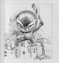 Marvel Snap! Spiderman 2099 Original Prelim Sketch