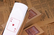 Image of Ace of Heart Embroidered Handkerchief